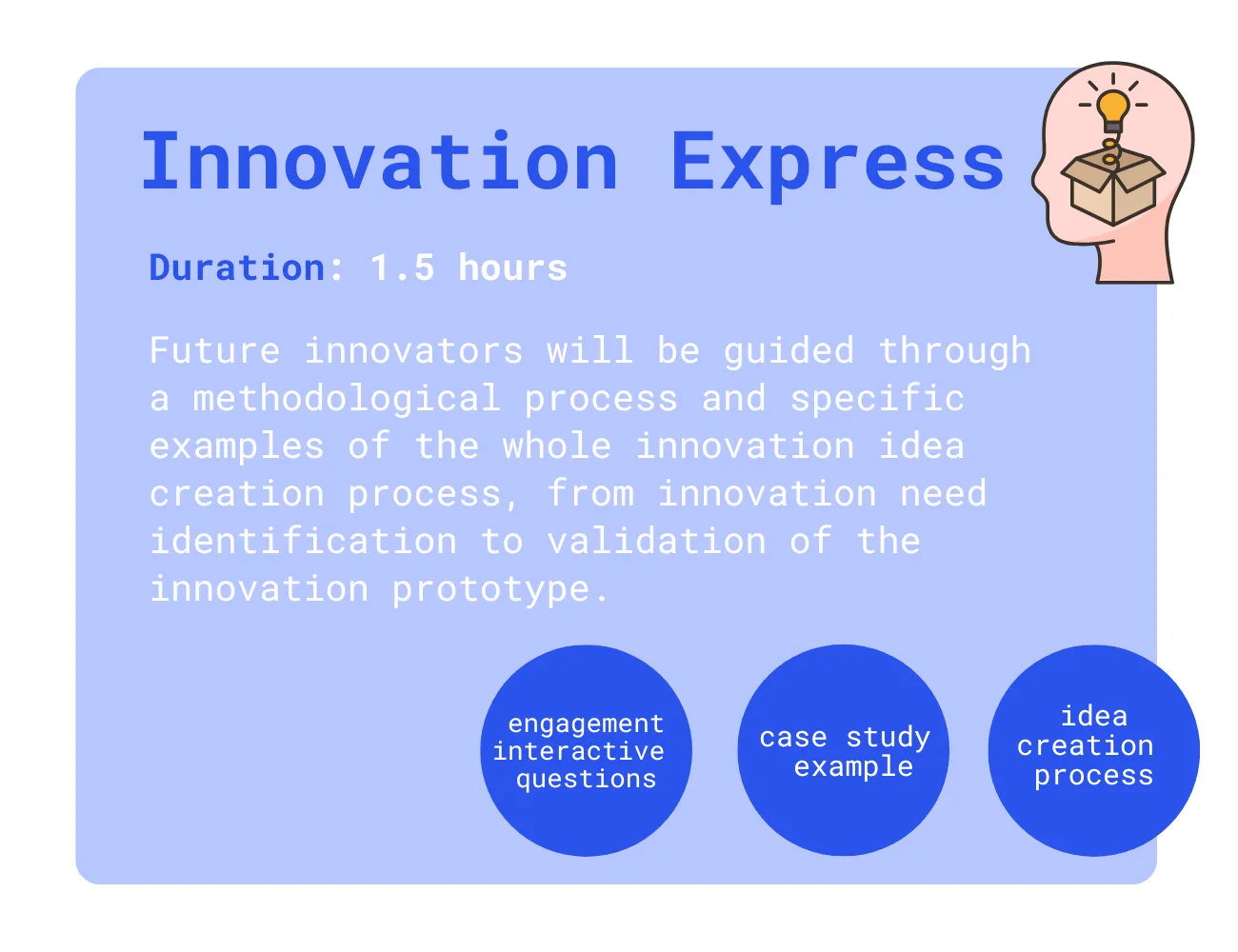 Our flagship sessions 2